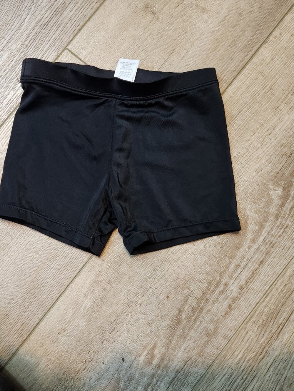 Black Compression Shorts with Stretch Fabric